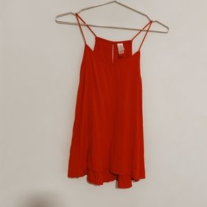 Red tank top